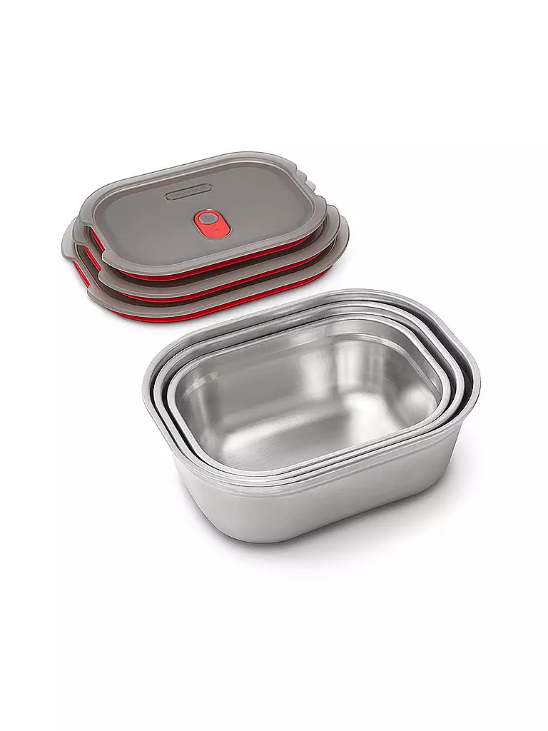 BLACK+BLUM Multifunktionsbox 900ml Edelstahl silber