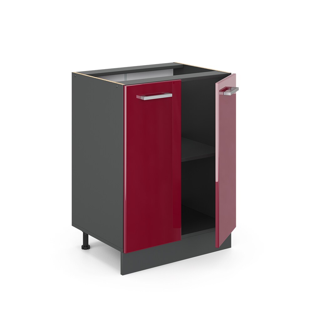 VICCO Küchenschrank Unterschrank 60 cm R-Line Anthrazit