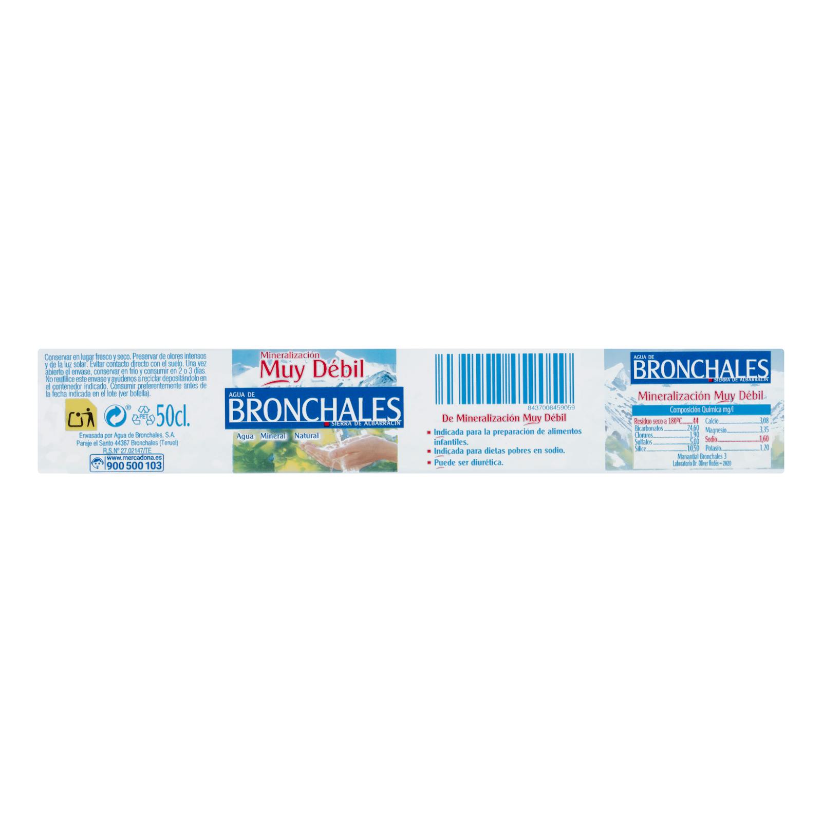 Bronchales petite eau minérale