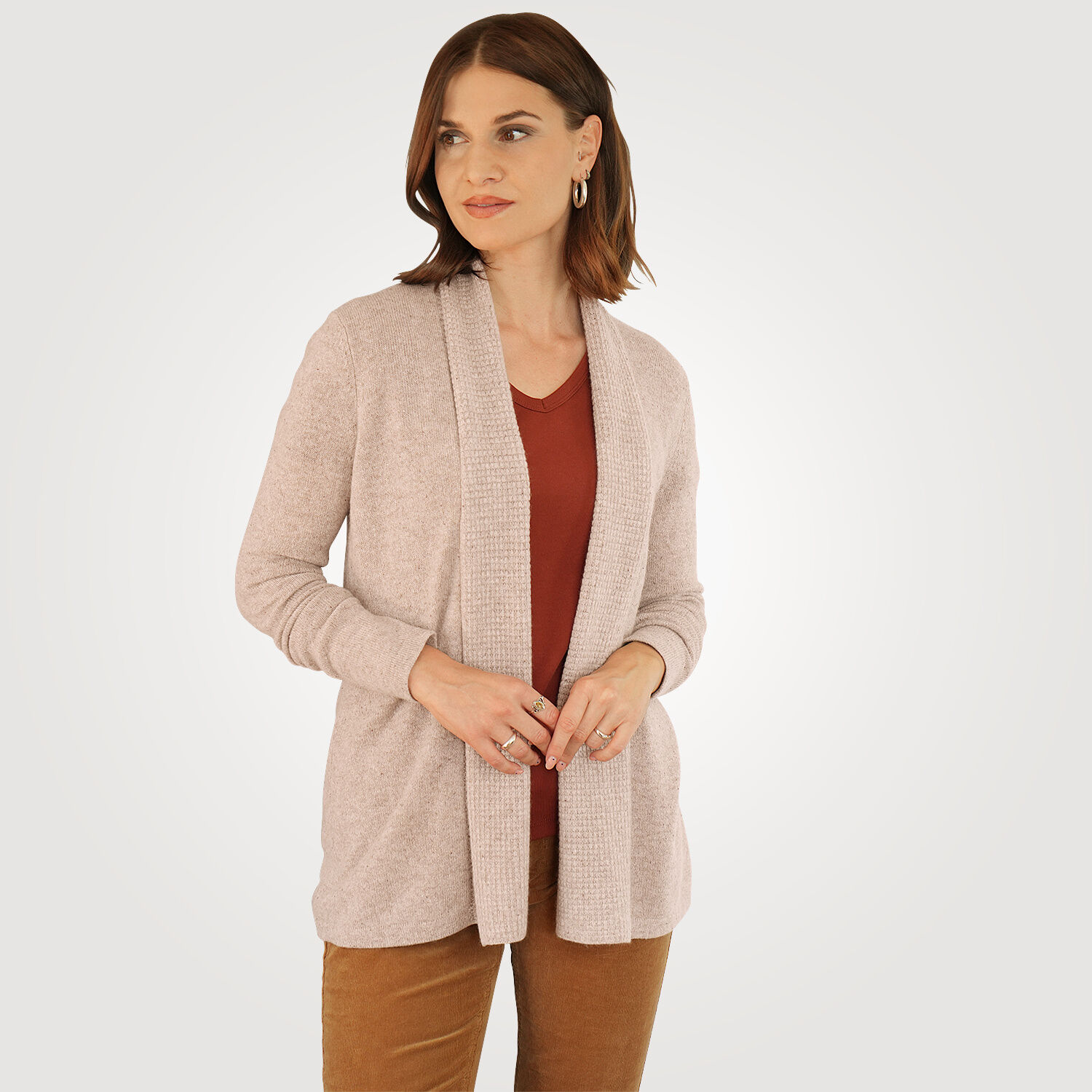 Damen Cardigan aus Kaschmir GOTS-Zertifiziert