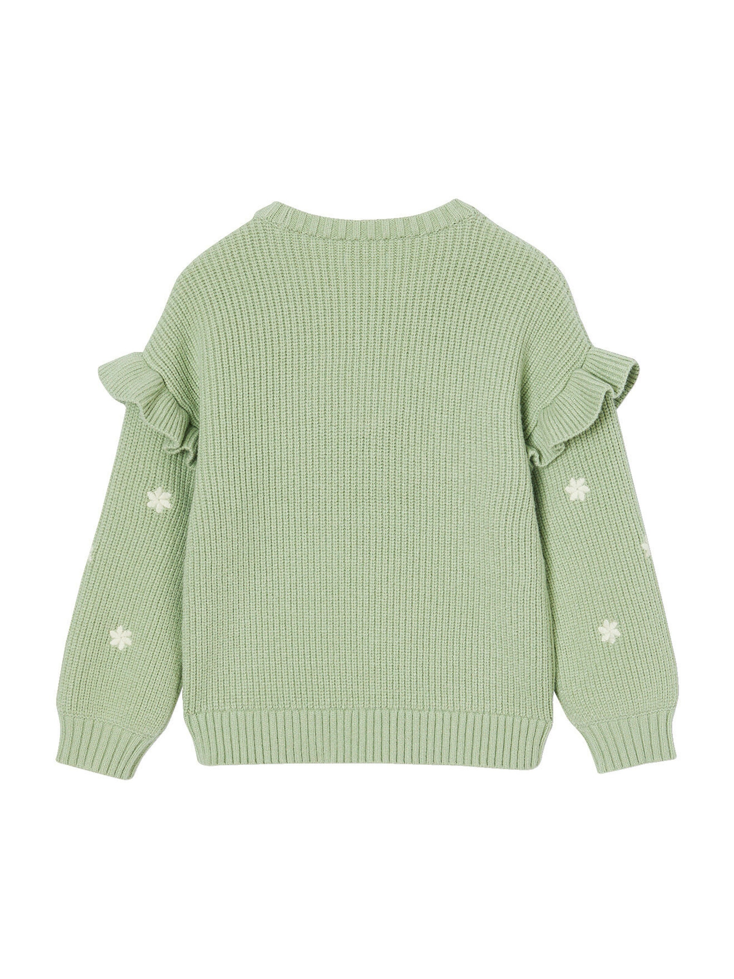 Vertbaudet Mädchen Pullover mandelgrün