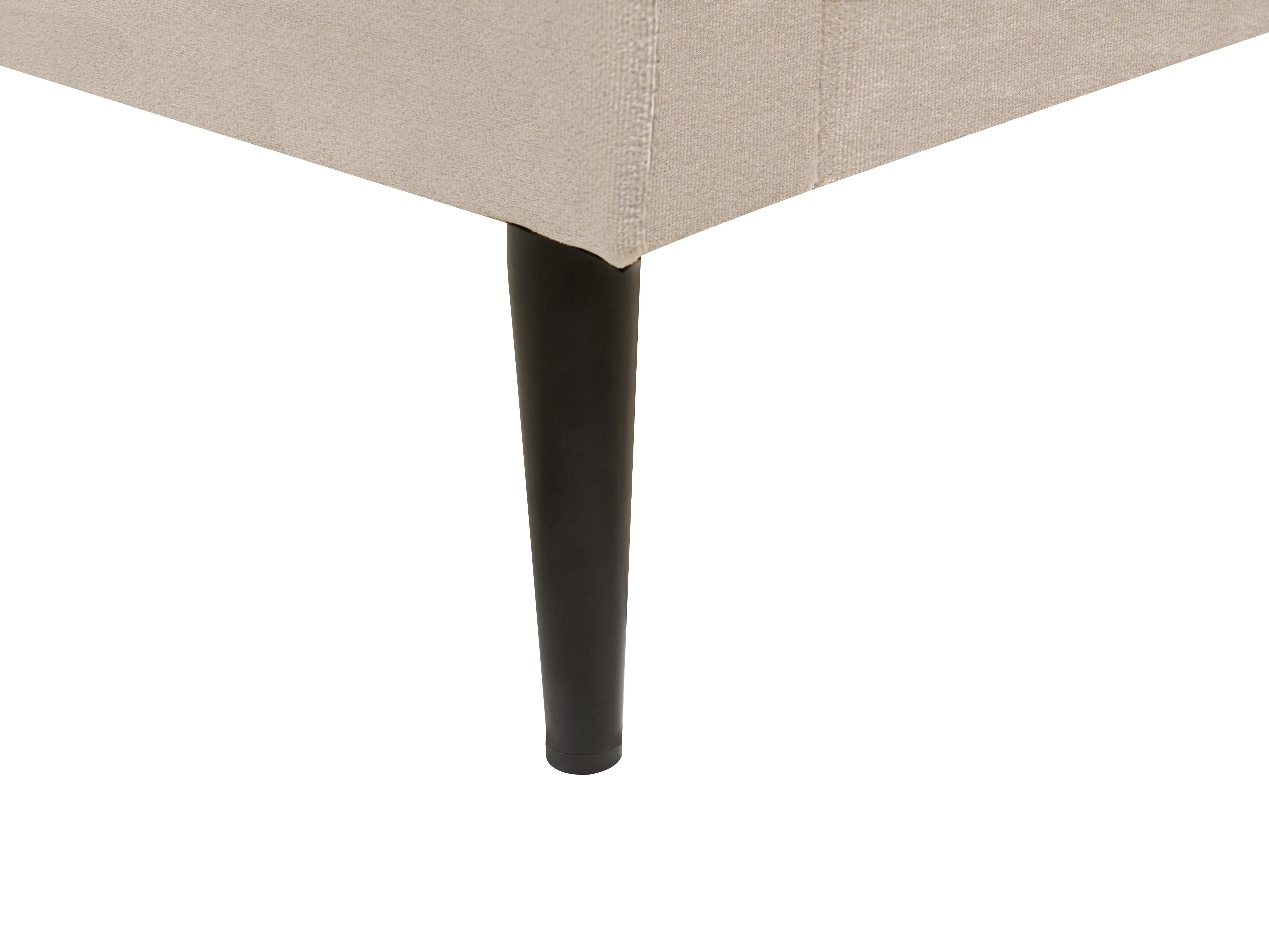 Bed Fluweel BRIN 180 x 200 cm Taupe