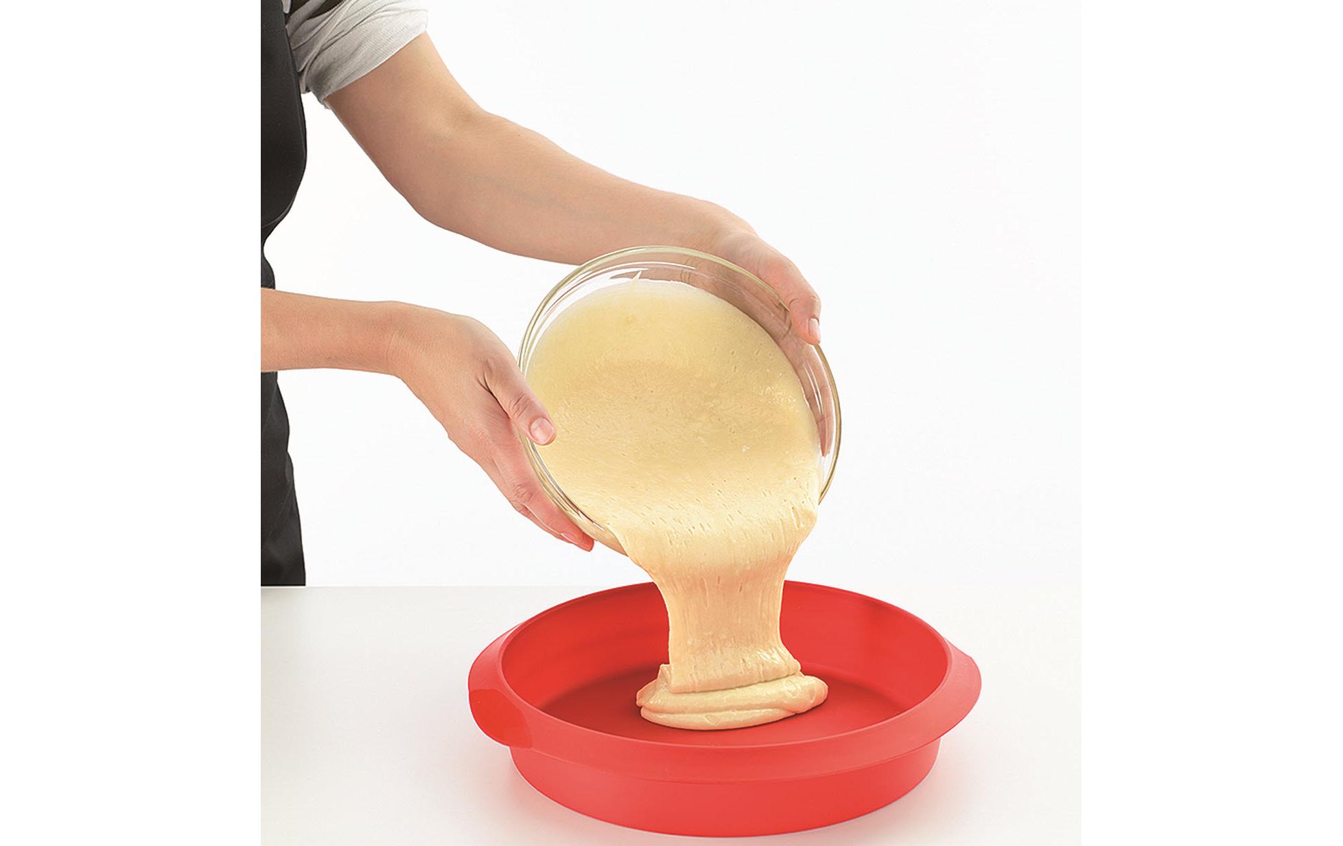 Backform Silikon, ø 26 cm, RotRunde Kuchenbackform