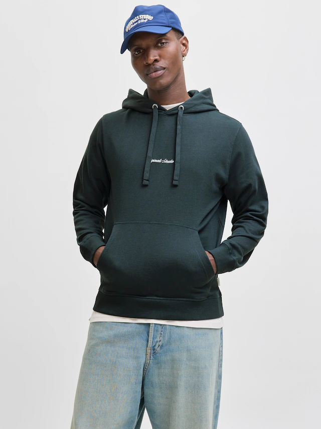 Jack & Jones Kapuzensweatshirt »JORNORREBRO EMB SWEAT HOOD NOOS«, mit Logo Print