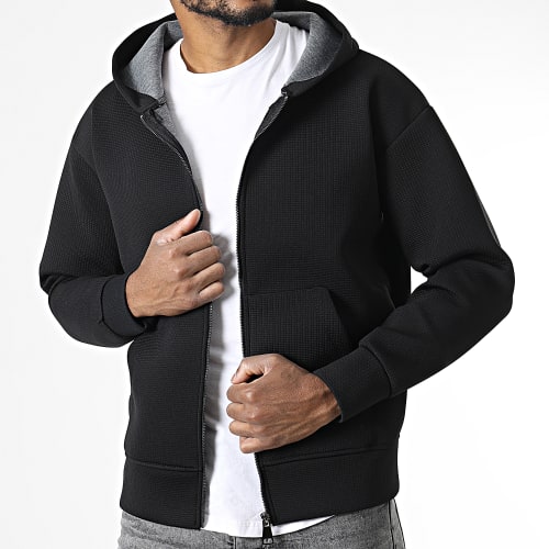 Veste Zippée Capuche UY903 Noir