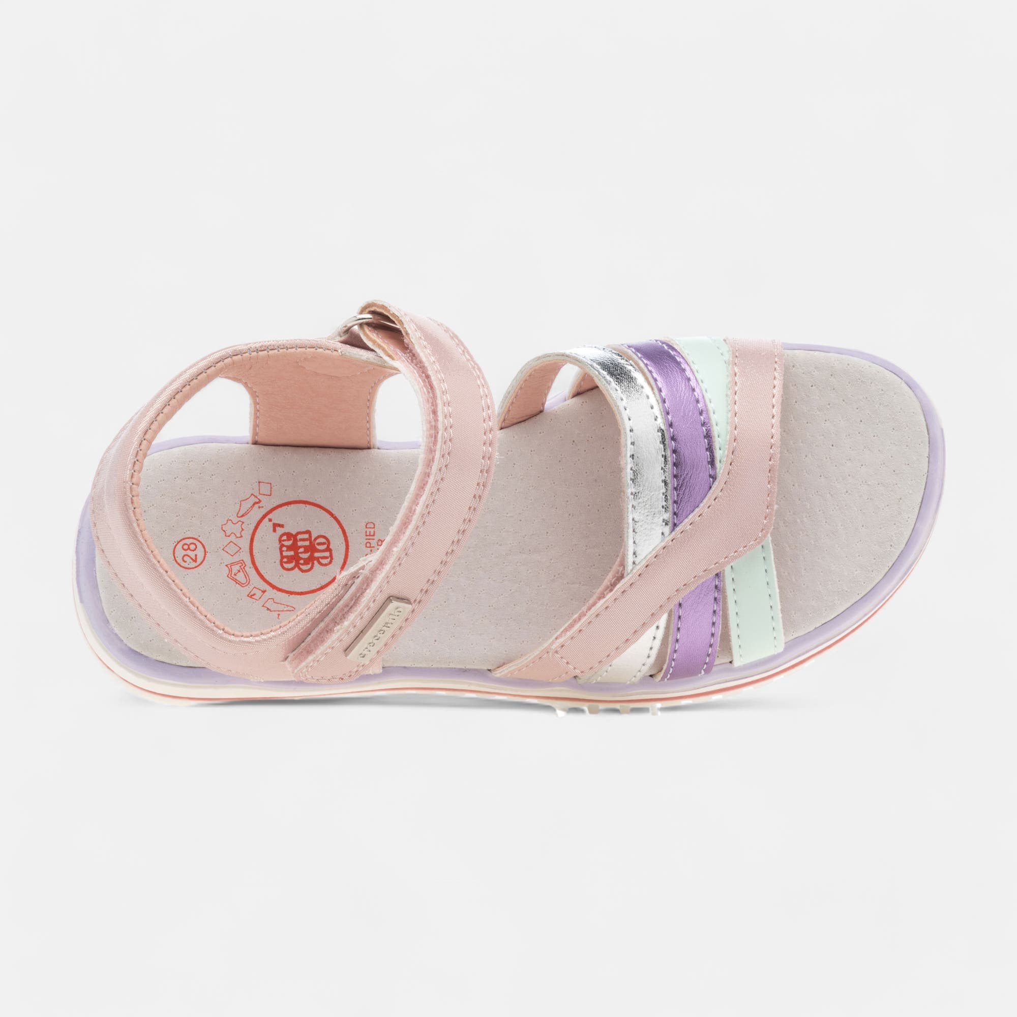 Sandales Fille multicolore