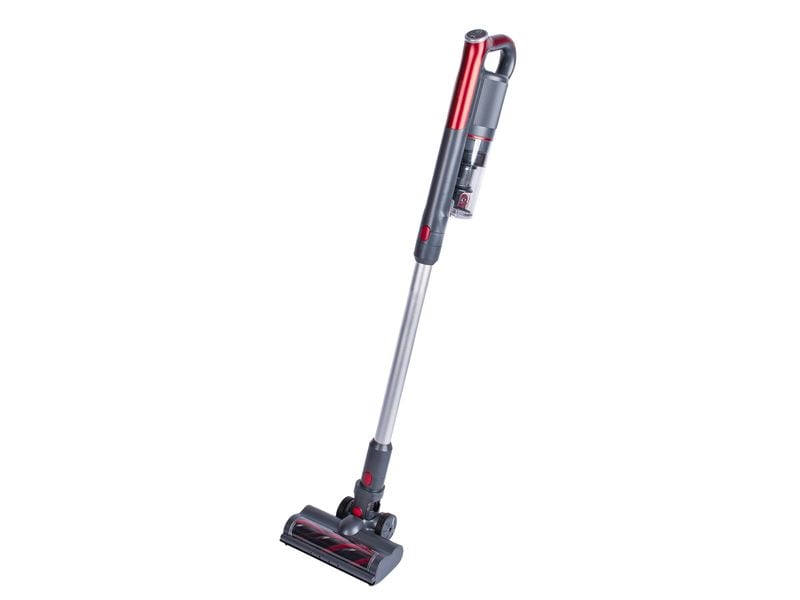 OHMEX Akku-Hand- und Stielsauger OHM-VVC-9023 Grau/Rot Kabelloser Akkusauger