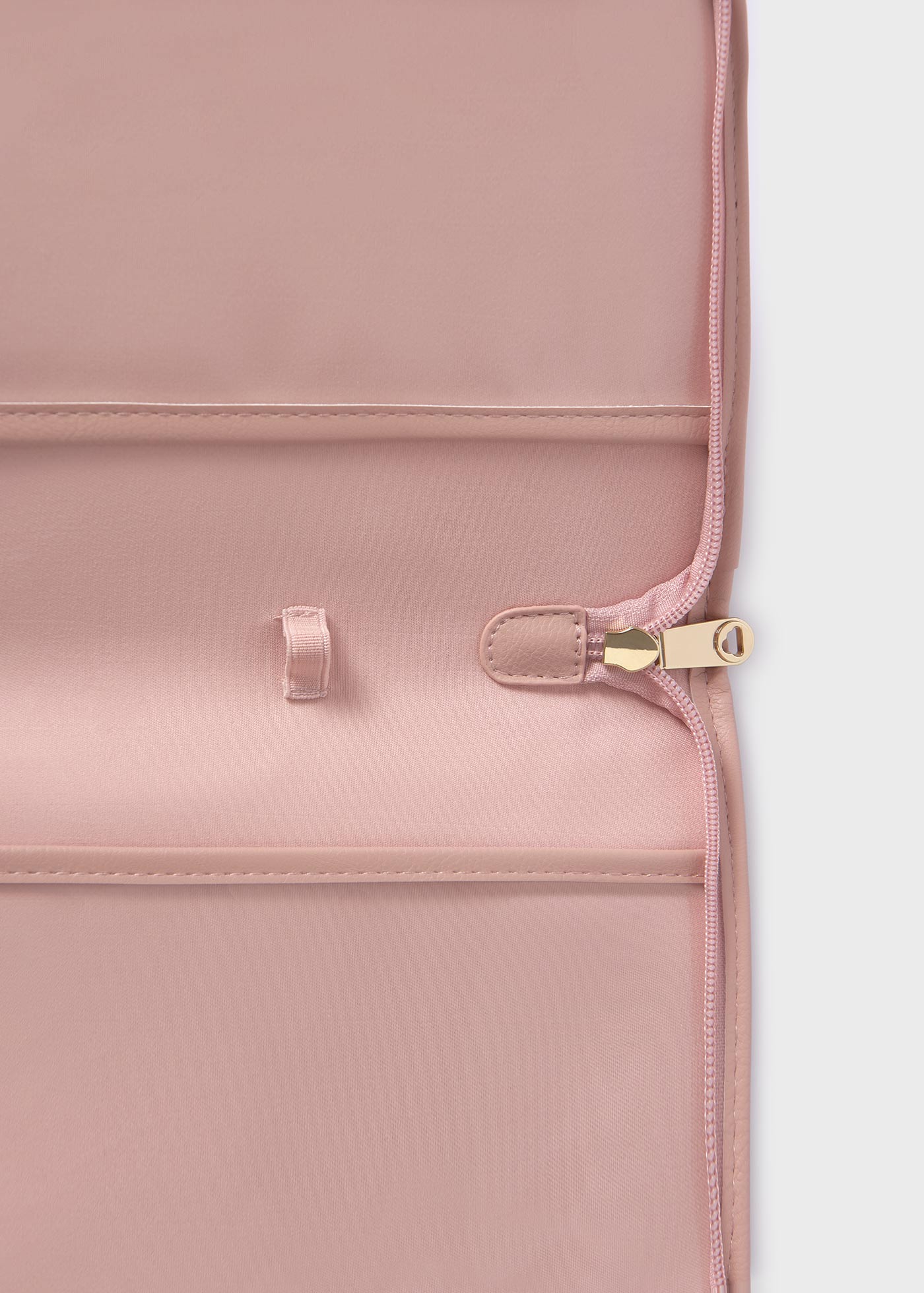 Porta-documentos para bebê com estampa de bolinhas