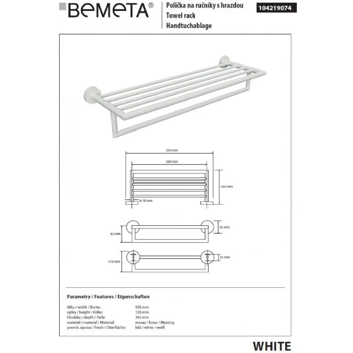 Bemeta - Maison De La Tendance Bemeta White
