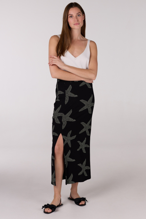 Juffrouw Jansen zwarte dames rok