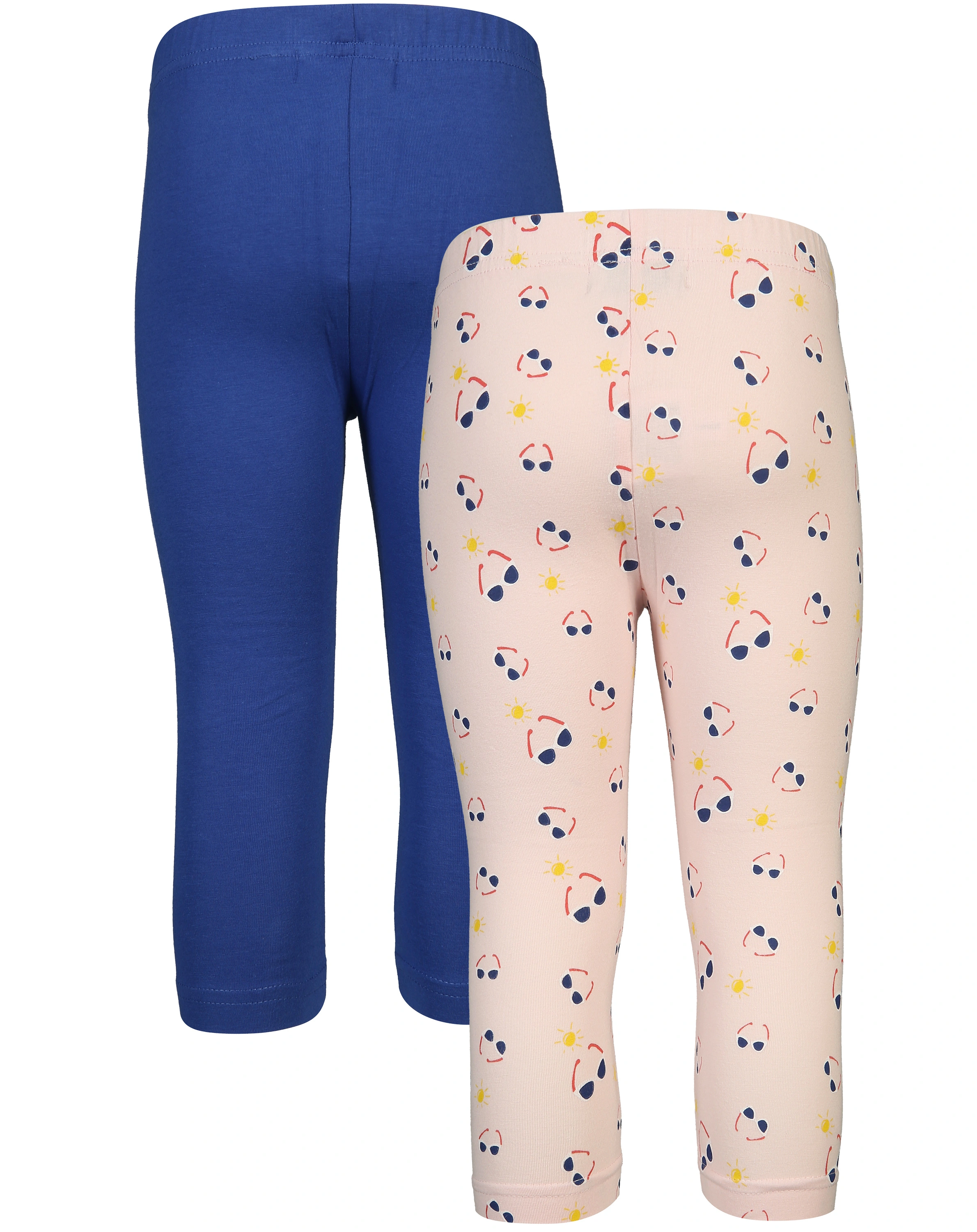 Capri-Leggings FLORIDA 2er-Pack in royalblau/rosa