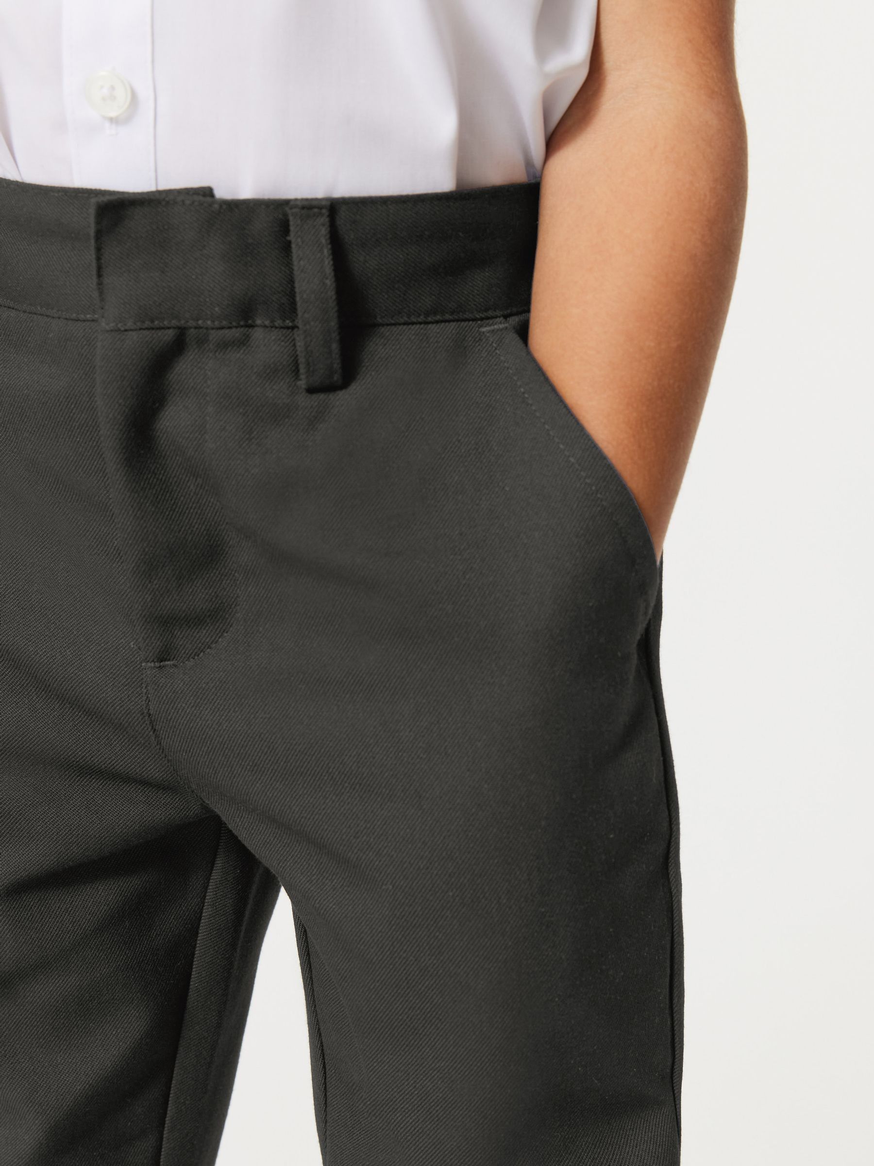 Clarks schoolbroek met stretch en sluiting voor jongens