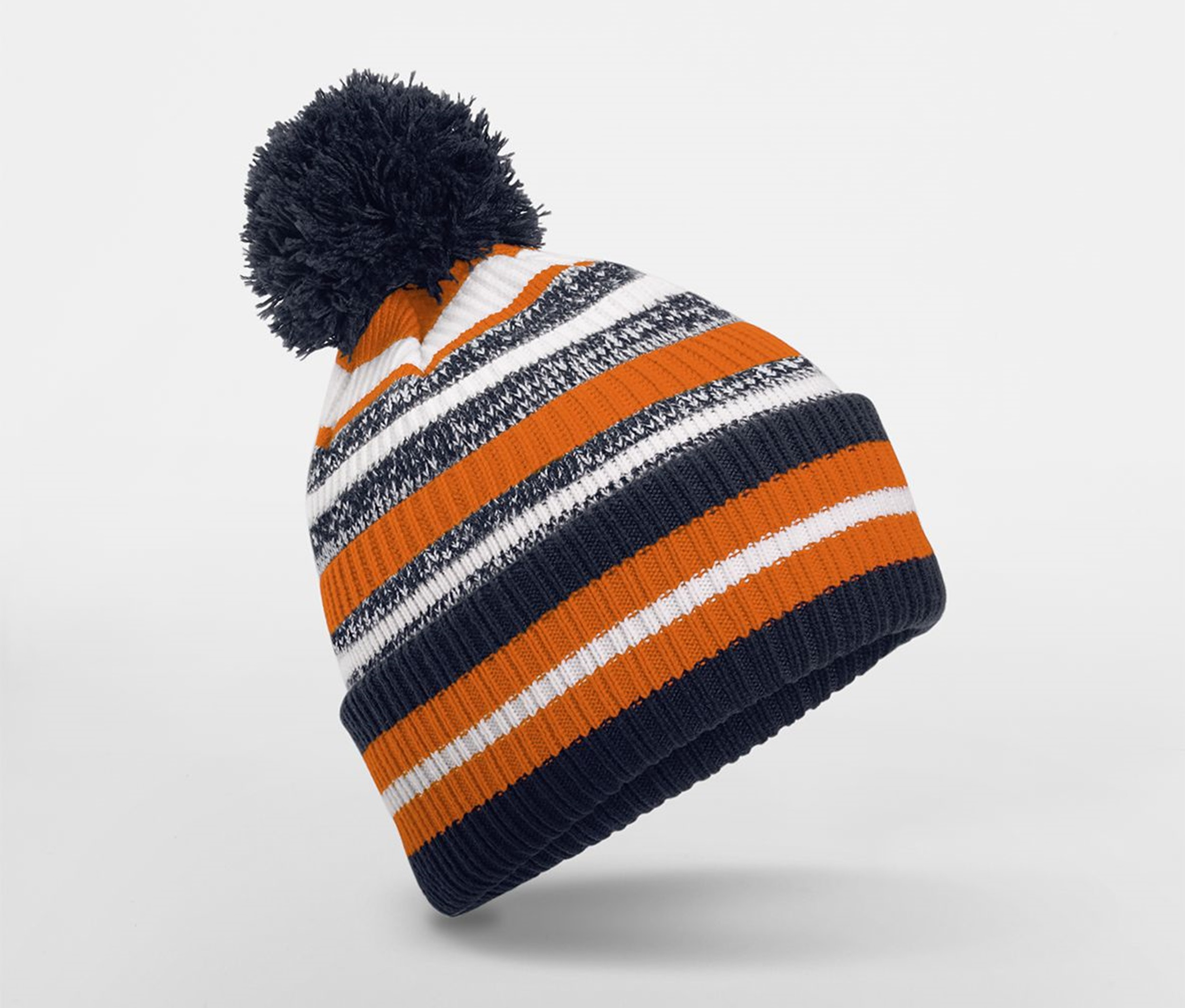 BEECHFIELD BF474R - Bonnet avec pompon pour supporters