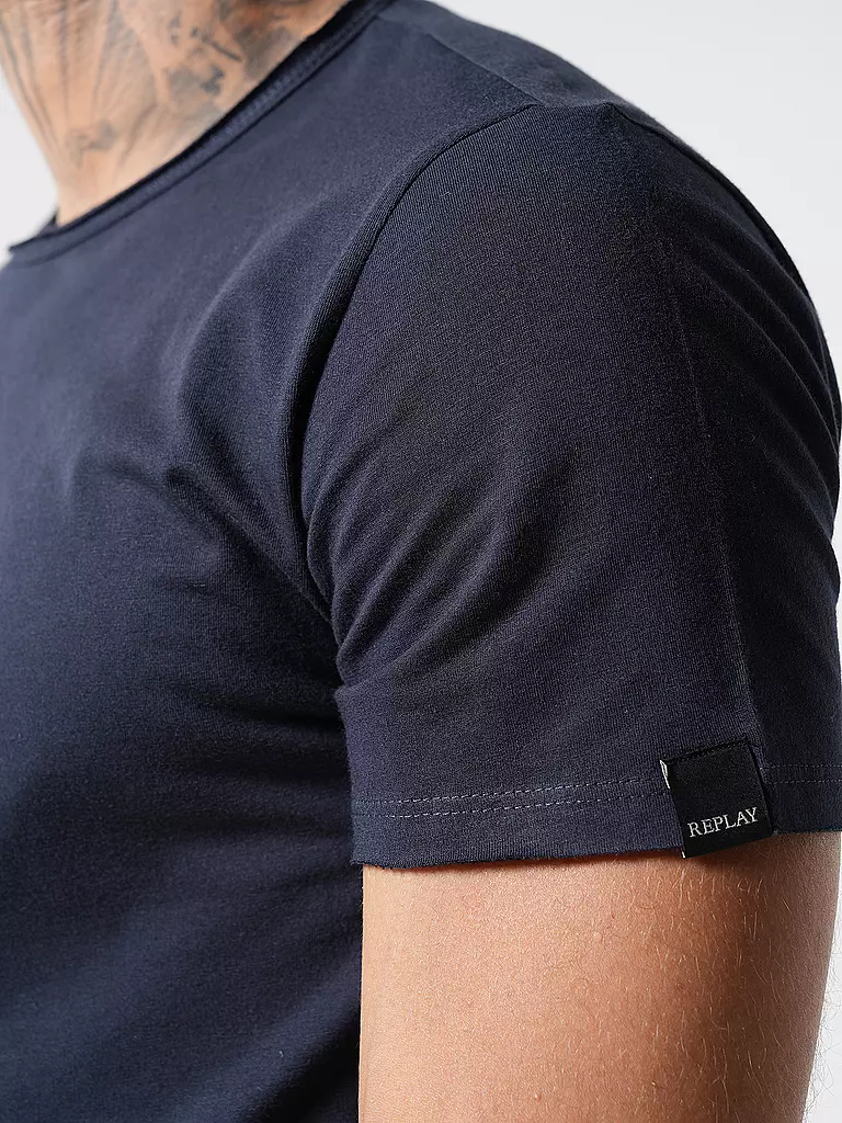 REPLAY T-Shirt  blau