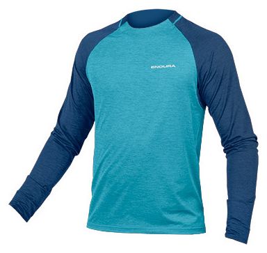 Maillot Manches Longues Endura SingleTrack Atlantic Bleu