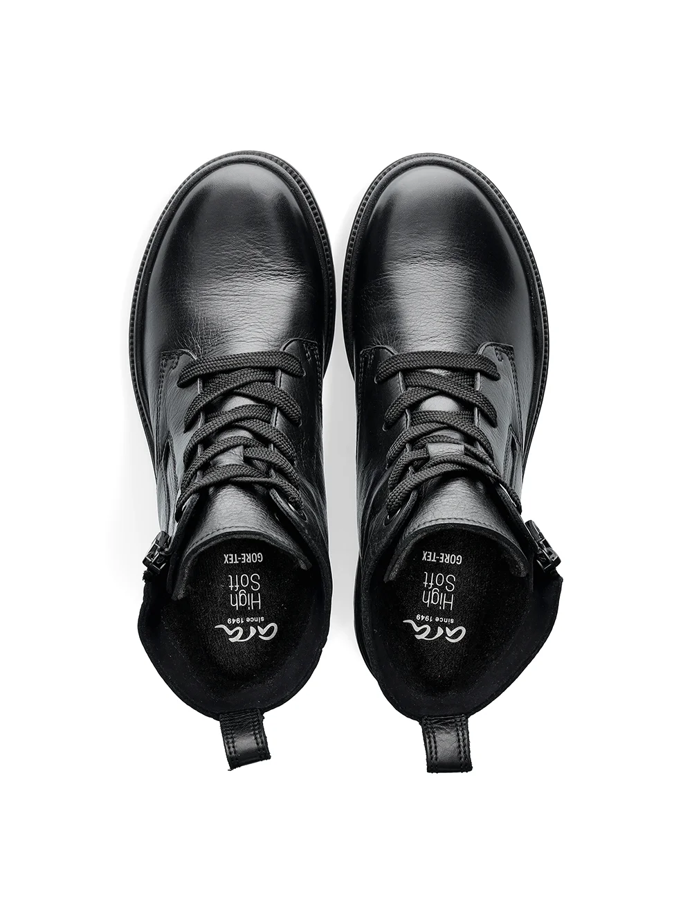 Schnürstiefelette Dover schwarz