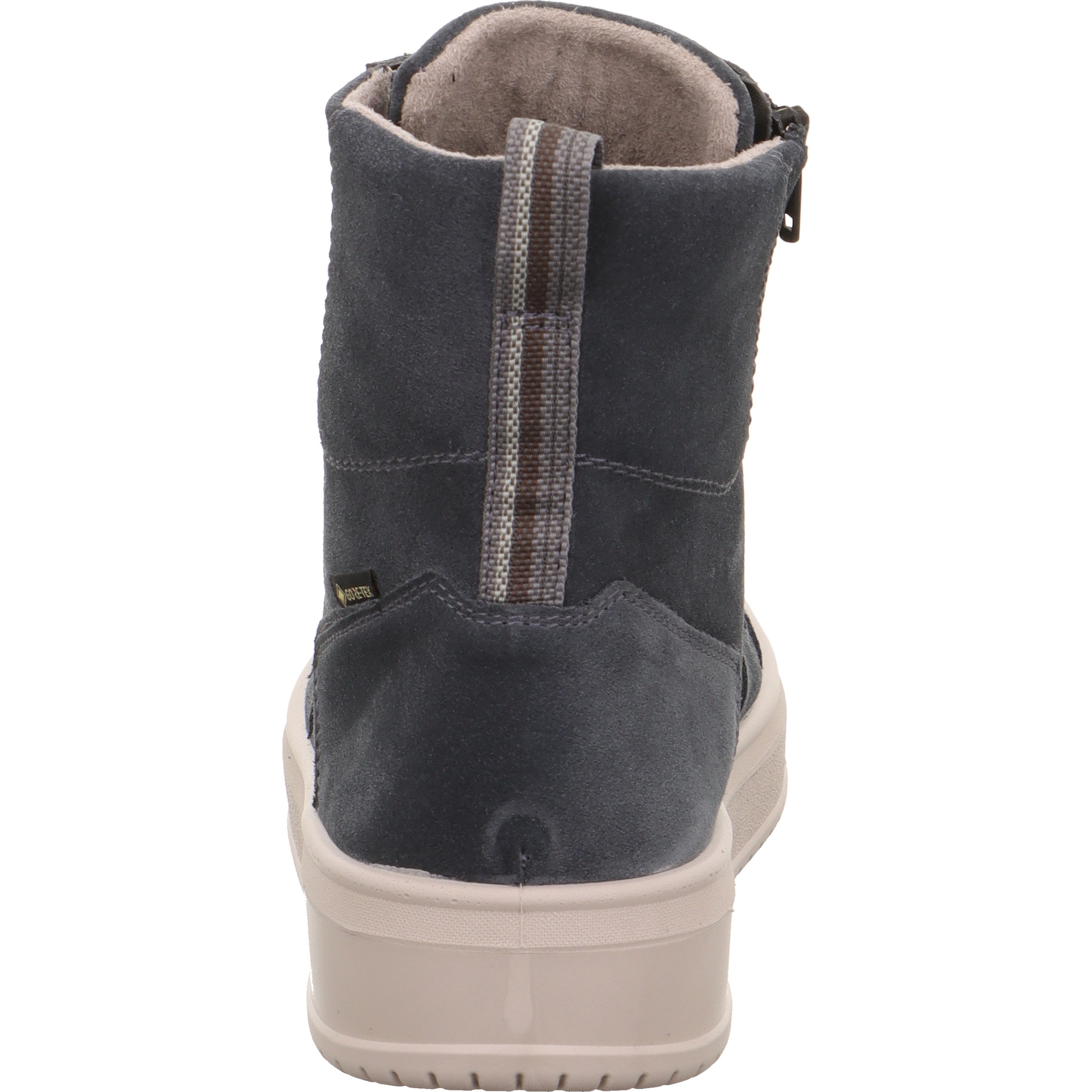 legero REJOISE Damen  Schnürboots mit Reißverschluss - Farbe: Charcoal - Größe: 6.5