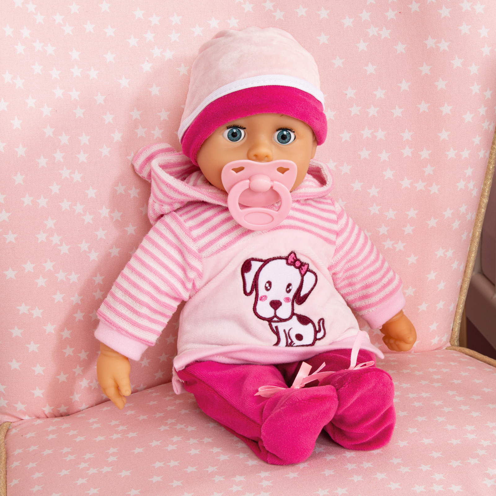 Bayer Puppe First Words 38cm Hund