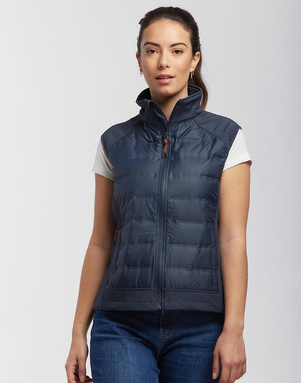 Mustaghata GAMMA - Bodywarmer Hybride Femme Softshell-Doudoune