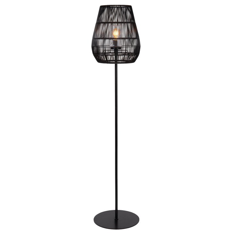 Lucide Nerida vloerlamp buiten IP44 zwart