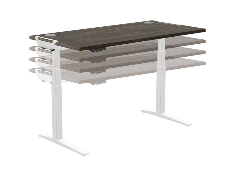 Fellowes Tischplatte Levado 160 x 80 cm, Walnuss Platte für den Tisch