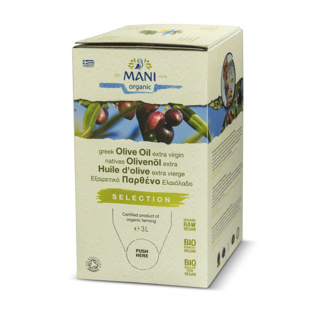Huile d'olive bio de Grèce - Mani Blauel