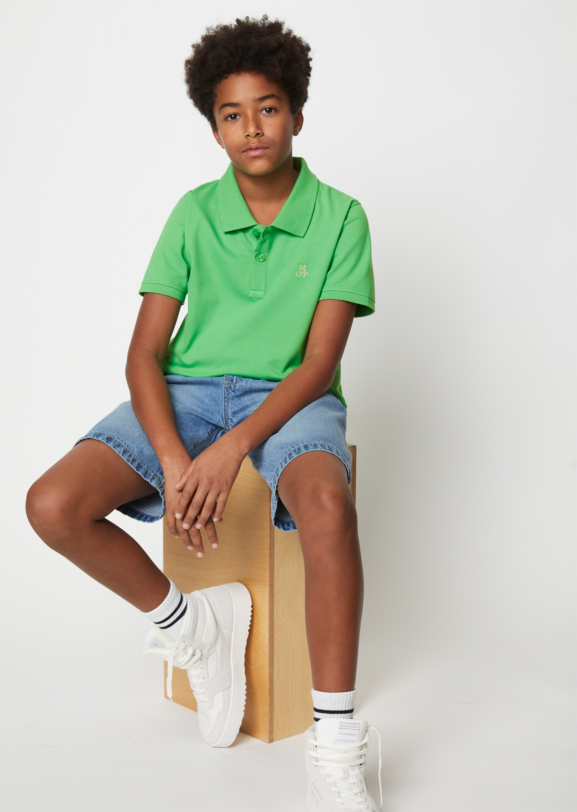 TEENS-BOYS Poloshirt aus Bio-Baumwoll-Piqué