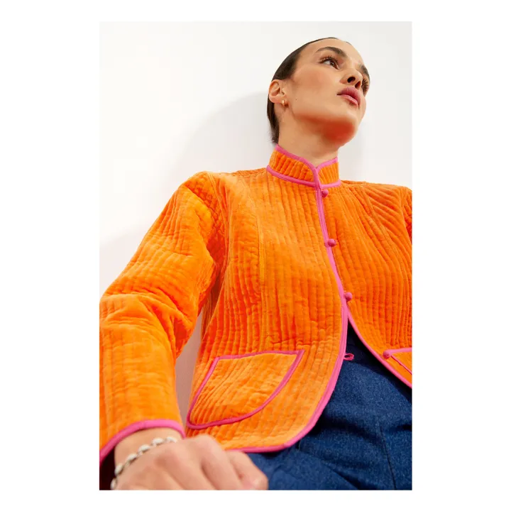 Maria de la Orden Veste Matelassée Fittonia | Orange