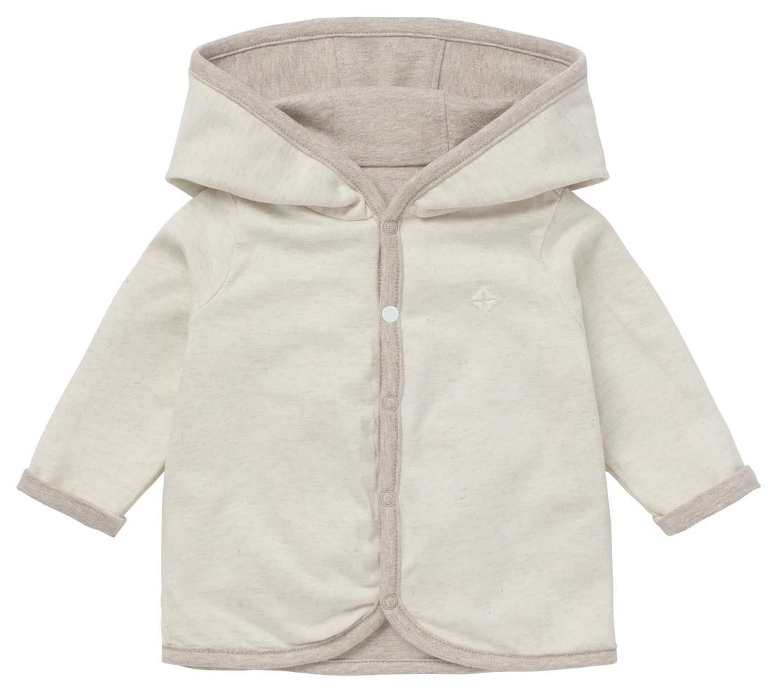 Noppies Newborn Vest Bonny - Reversible - Taupe Melange
