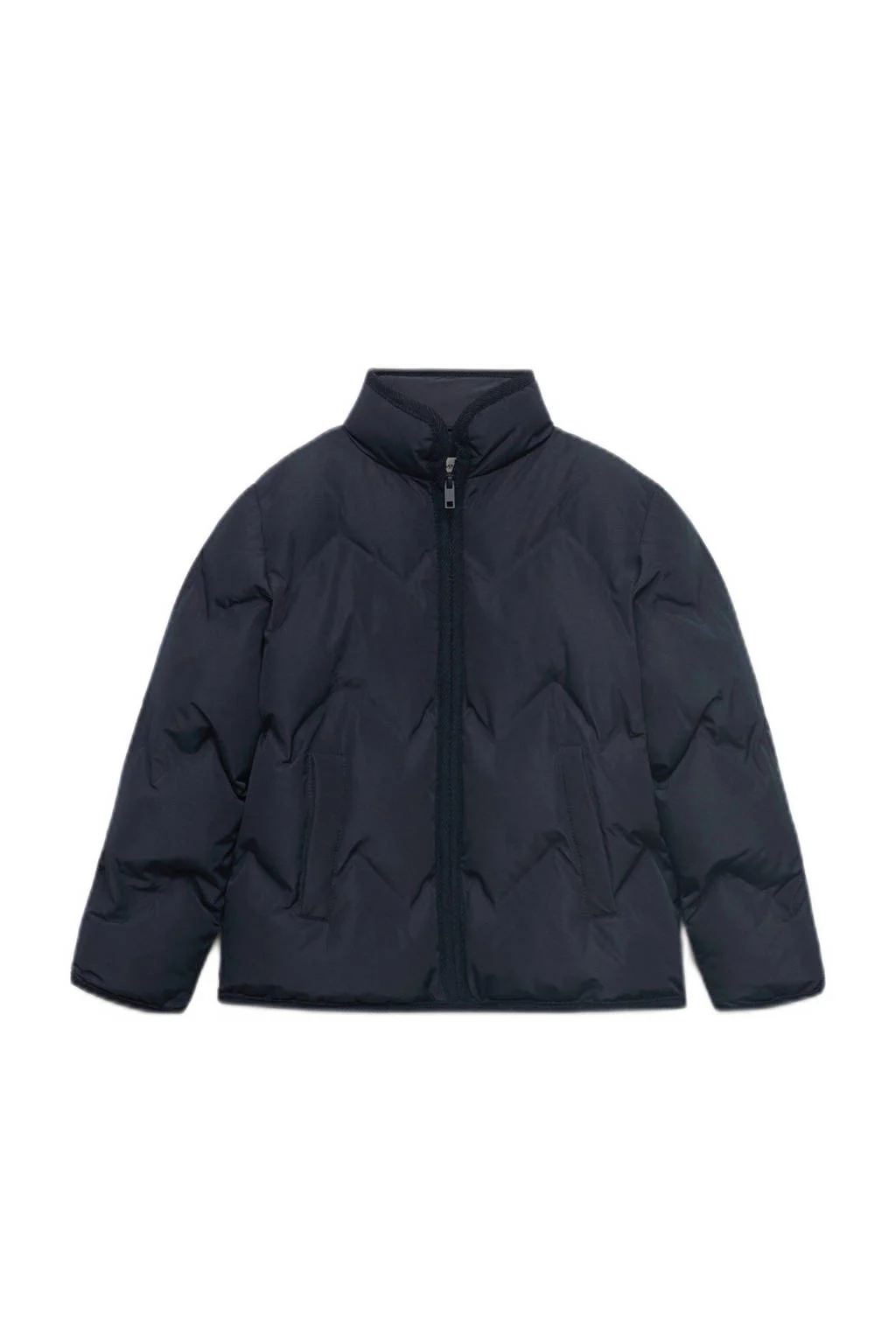 Mango Kids gewatteerde jas marine