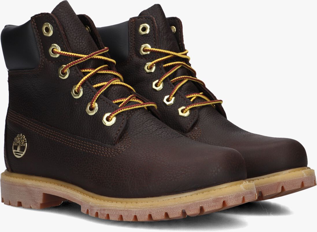 bruine timberland veterboots 6” premium – women’s