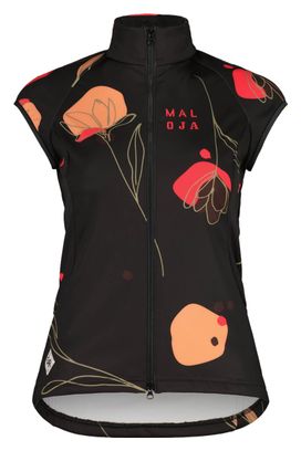 Veste sans Manches Femme Maloja LimanaM. Noir Alpflower
