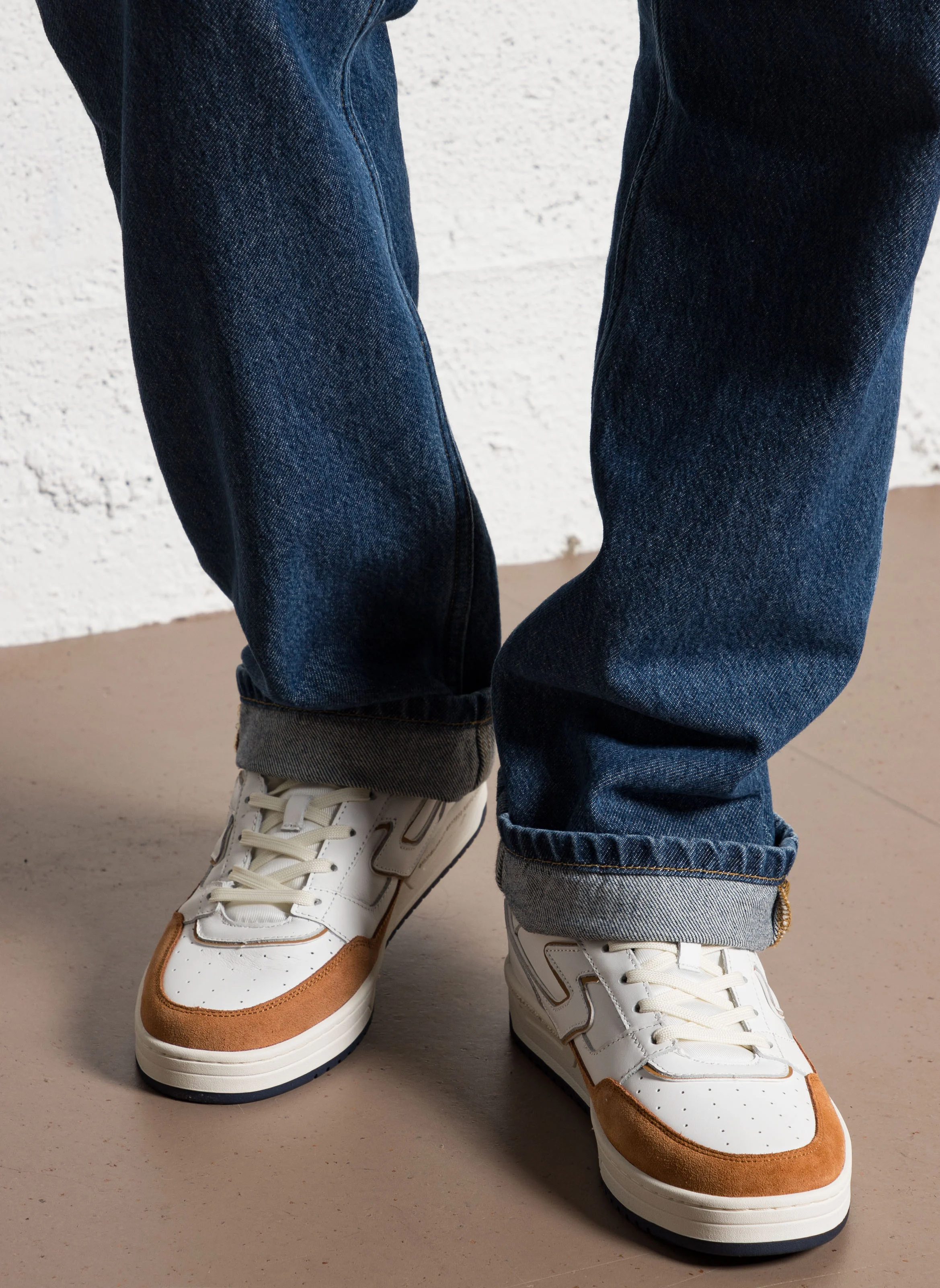BROOKLYN - Baskets basses en cuir | Multicolore