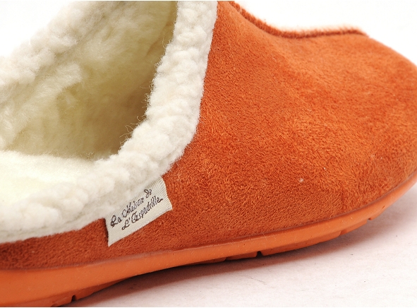 La maison de l espadrille chaussons femme 9009 6 orange