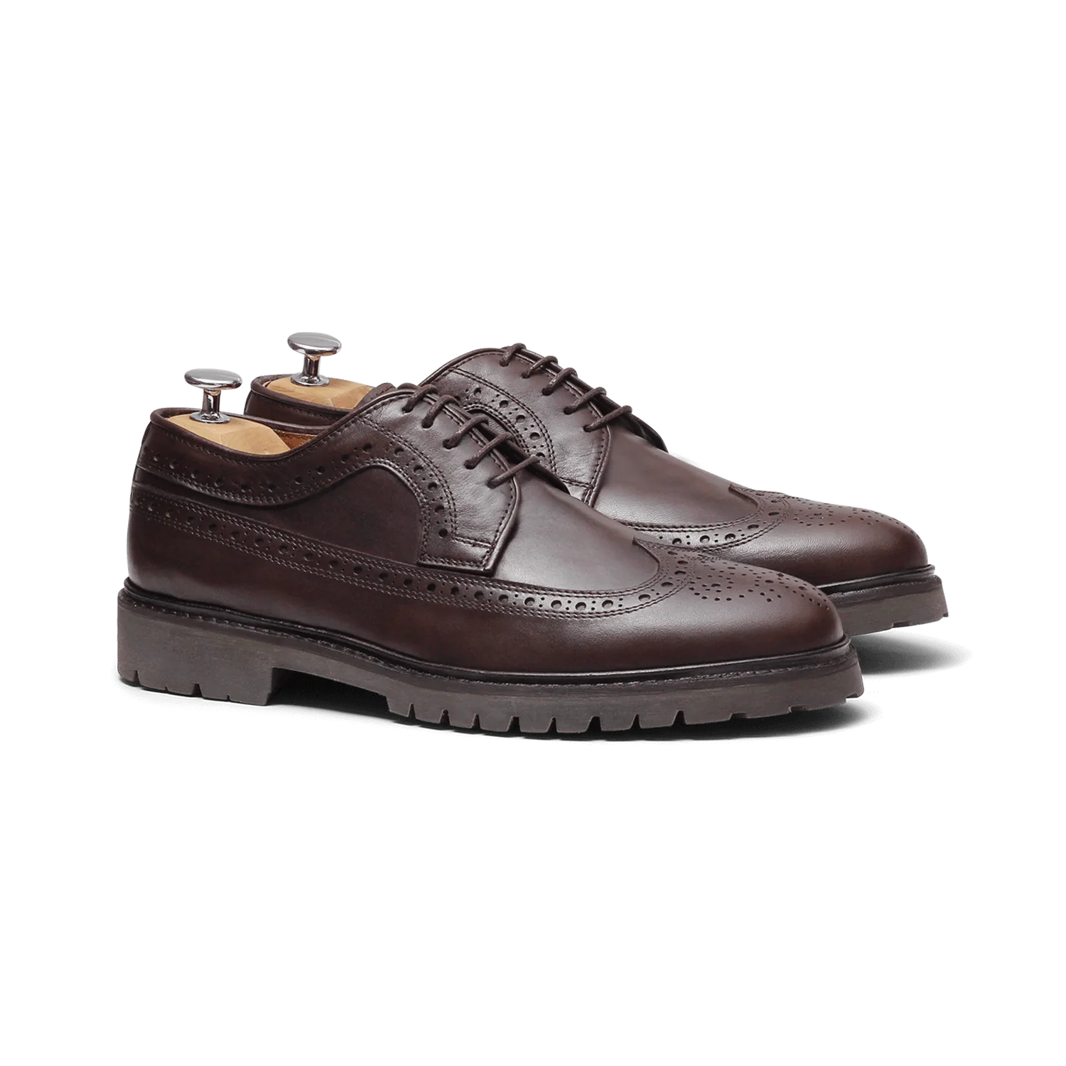 Robin-Derby en cuir marron