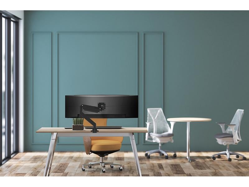 NEOMOUNTS Tischhalterung NM-D775BLACKPLUS Schwarz Tischhalterung Für Curved Monitore