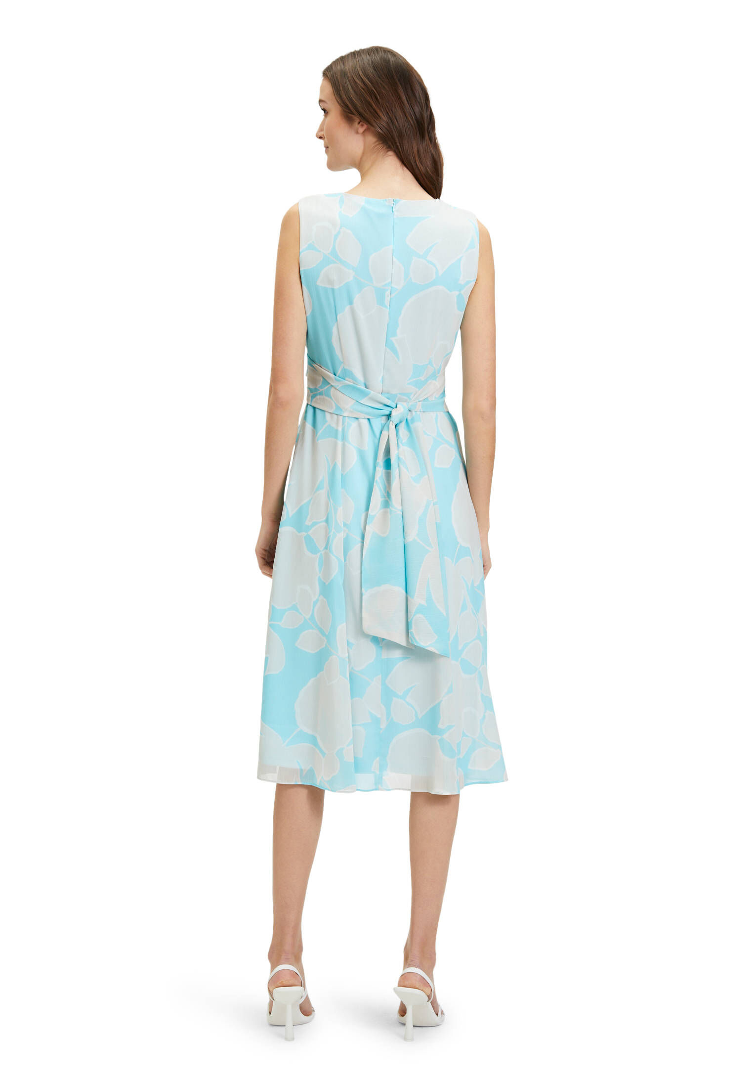 Betty & Co| Damen Chiffonkleid ohne Arm