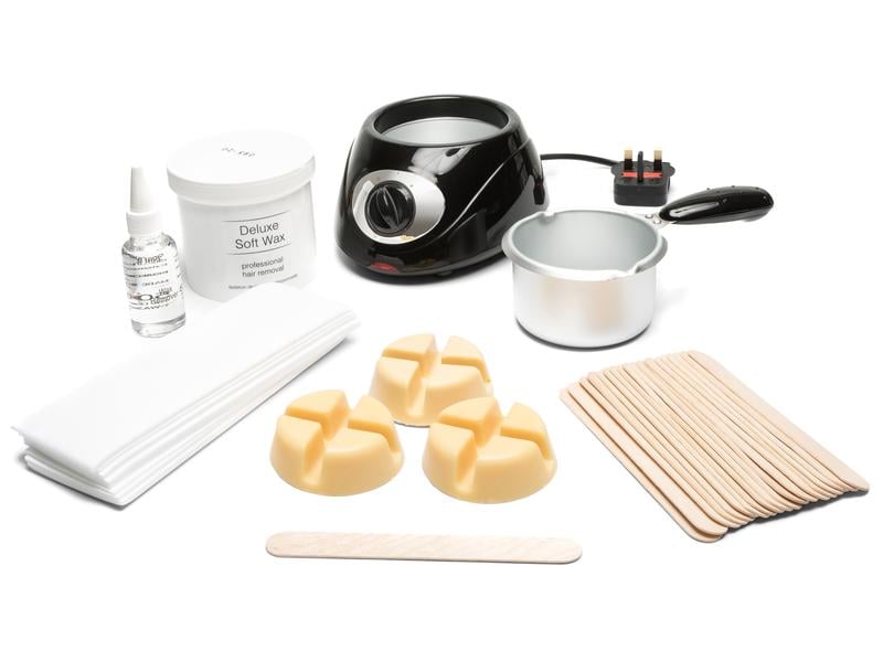 Rio Warm-Wachs-Set Total Body Waxing 400 ml Waxing-Set mit Wachserhitzer