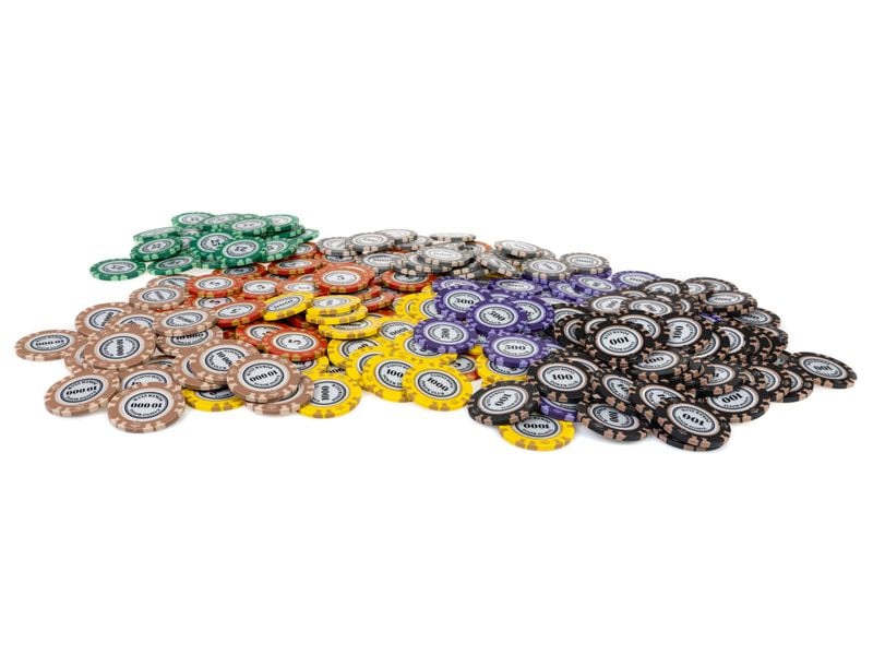 FTM Poker Set PRO 1000 Chips Black Edition Pokerkoffer aus Aluminium mit Tragegriff und Rollen mit Teleskopauszug