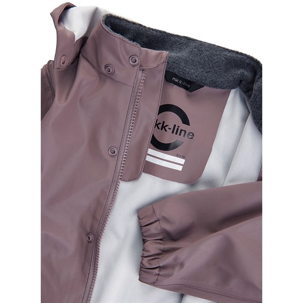 Køb Mikk-Line Regntøj Jakke Og Bukser Twilight Mauve