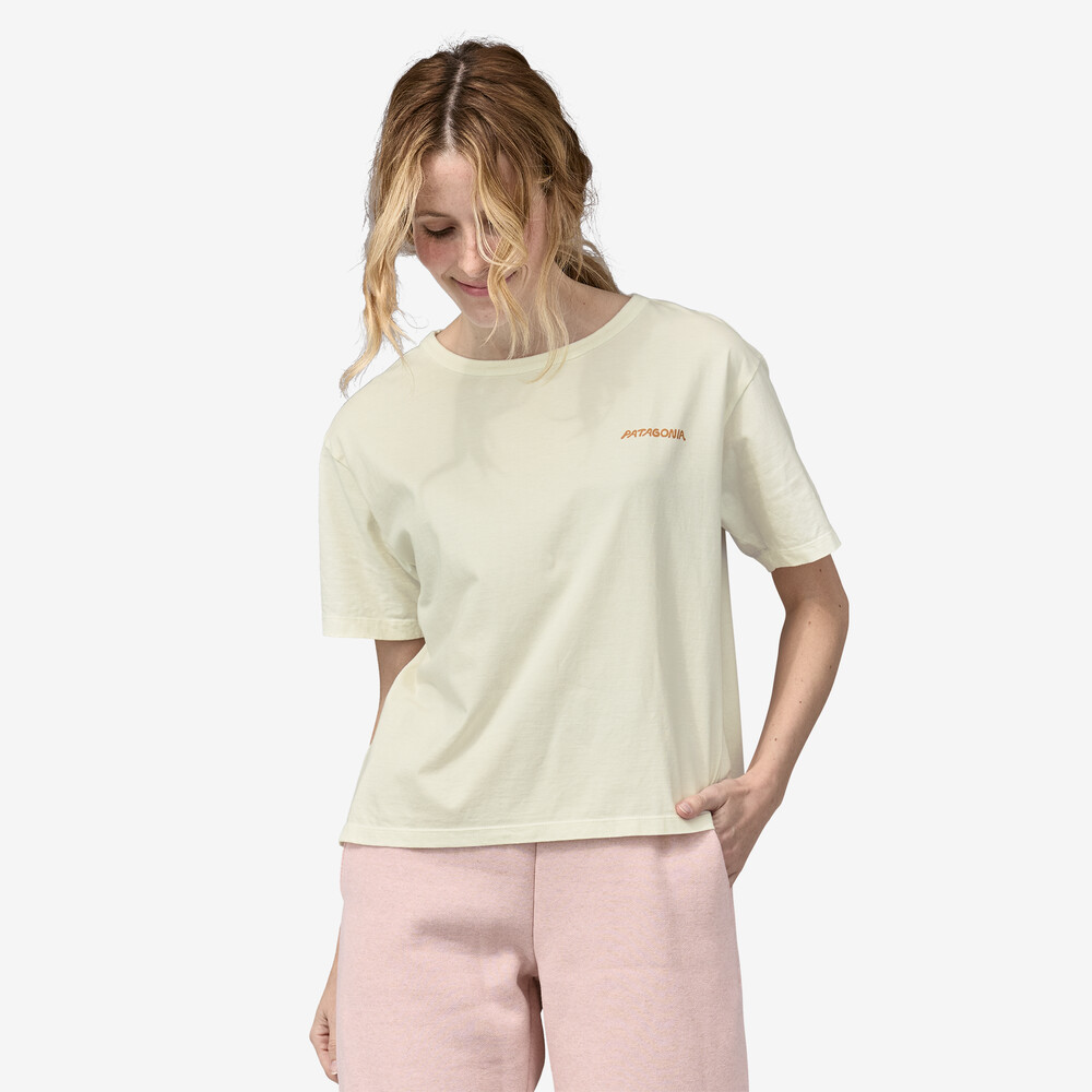 Damen-Bio-T-Shirt „Sunrise Rollers“ mit leichtem Schnitt