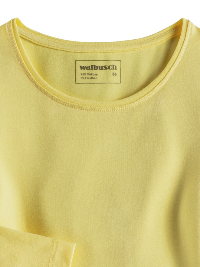 Viskose-Shirt Langarm