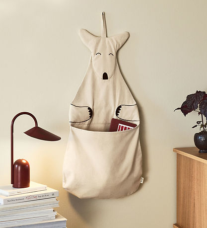 ferm Living Wandaufbewahrung - Känguru - 78x42 cm - Ungefärbt