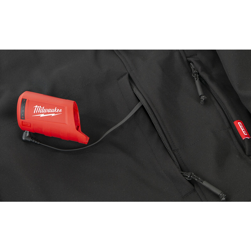 Milwaukee Toughshell HJBL5 verwarmbare jas incl. accu en lader M zwart