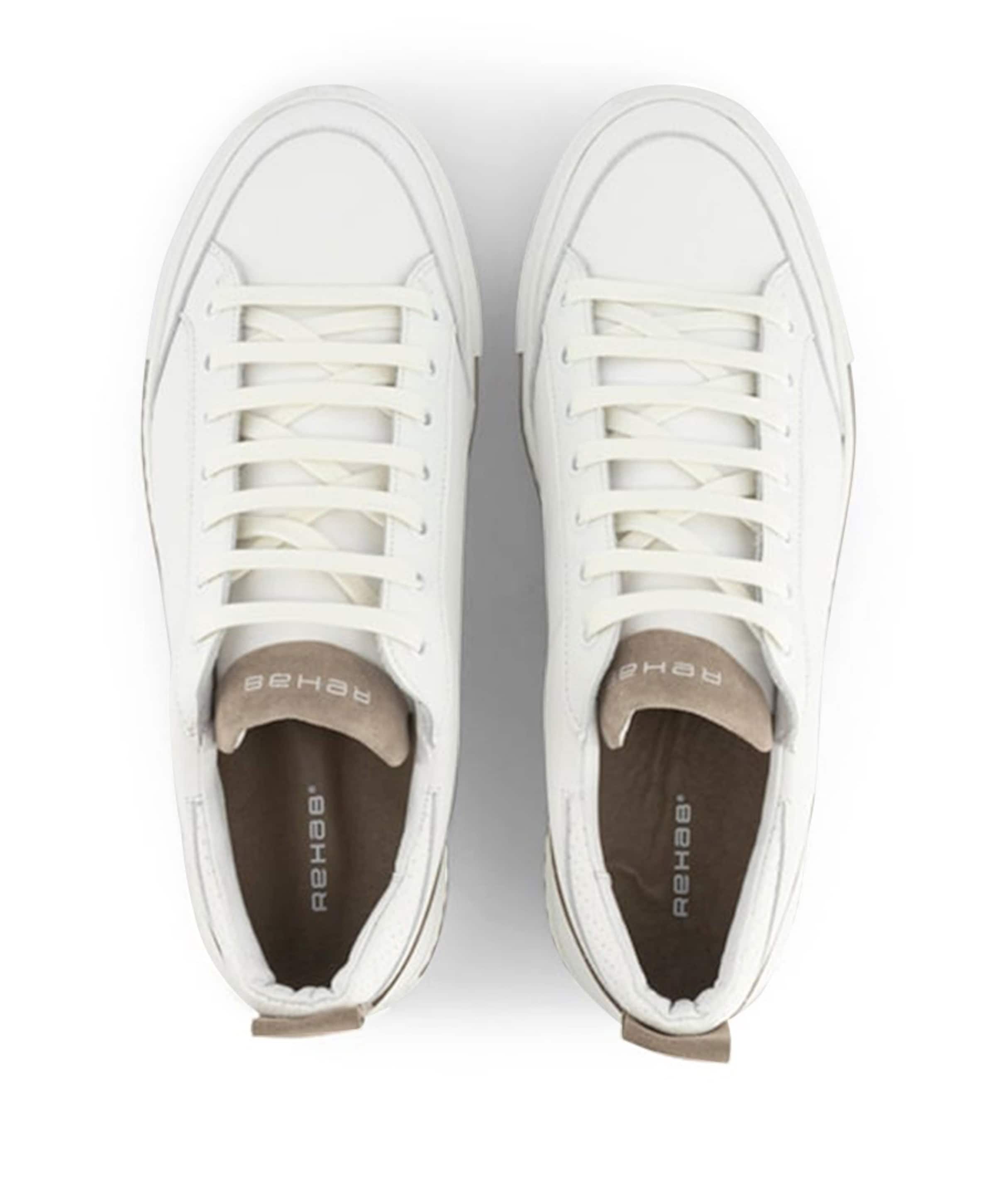 Rehab Crash lthr heren sneakers wit