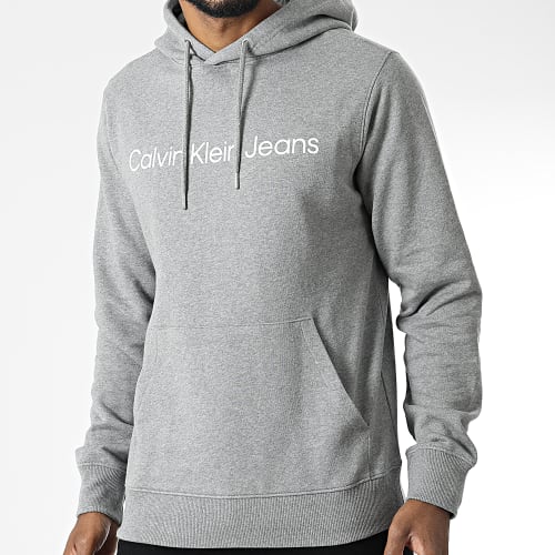 Sweat Capuche Institutional 2551 Gris Chiné