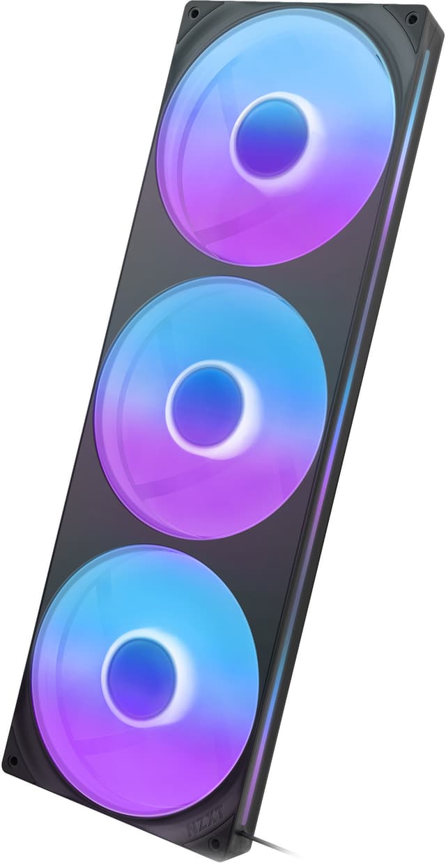 NZXT F420RGB kabinet blæsere (sort)