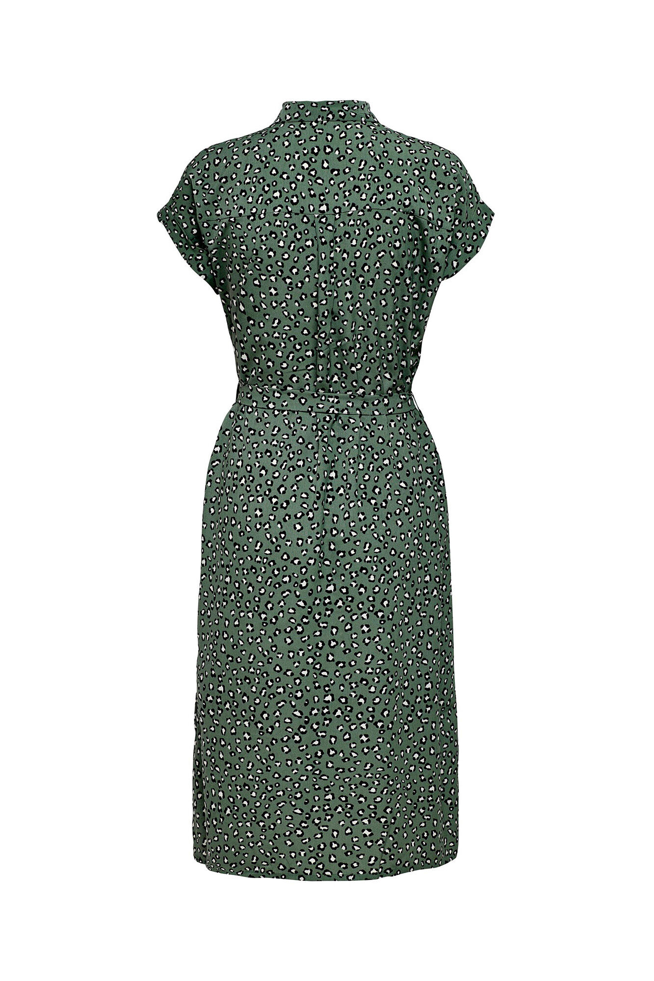 Vestido midi estilo camisa