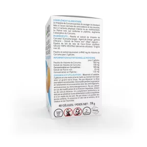 Arkogélules Confort Articulaire Curcuma & Pipérine - 40 Gélules