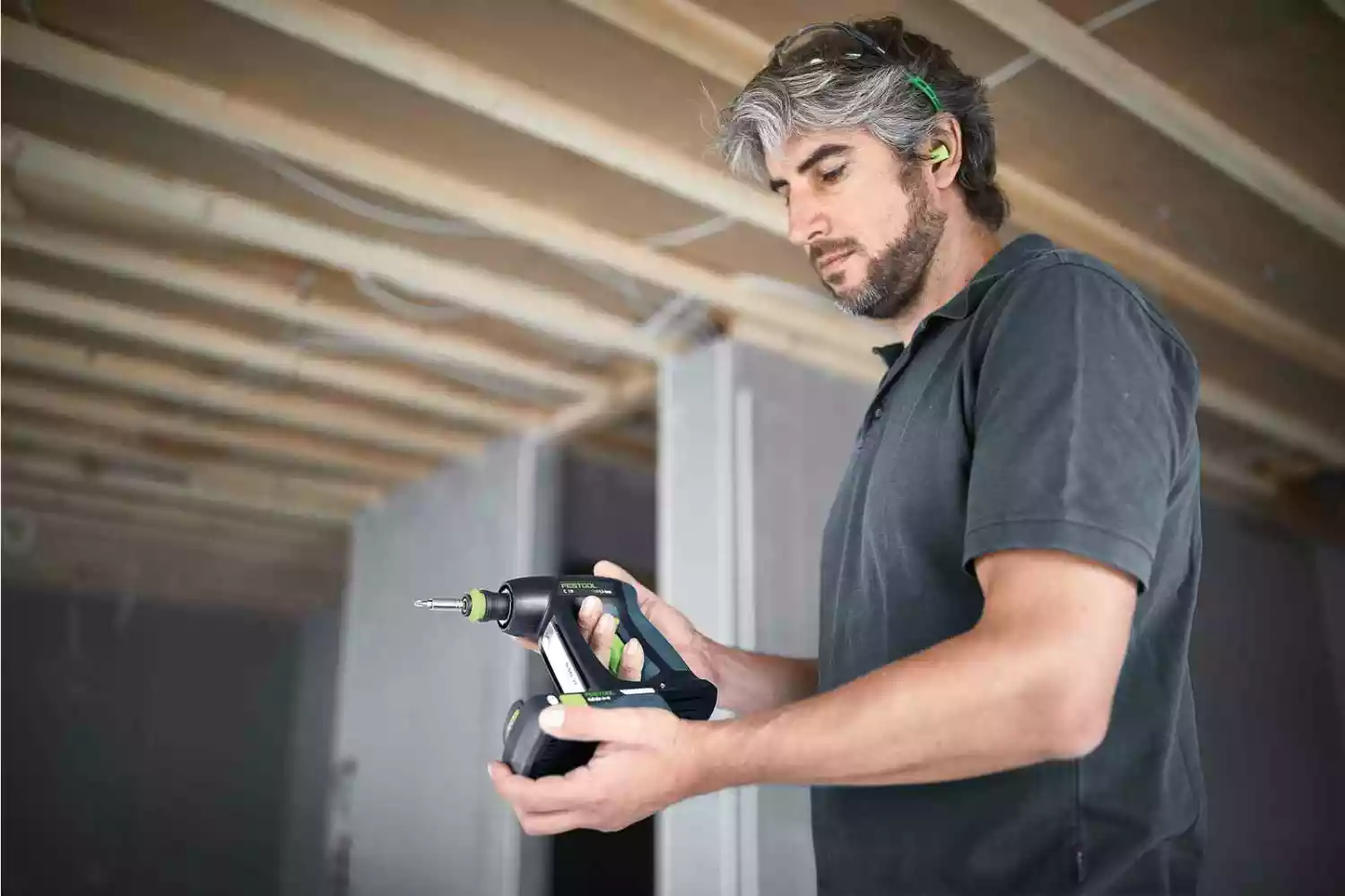 Festool C 18 HPC 4,0 I-Set 18V Li-Ion accu schroefboormachine set (2x 4,0Ah) in systainer - 45Nm